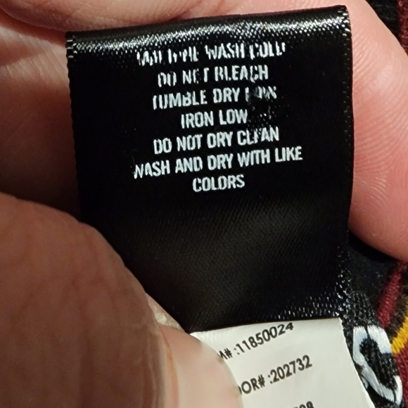 Hot Topic | Striped Tunic Dress | Red & gold | Thanks I Hate It | Women's Small - Picture 6 of 6